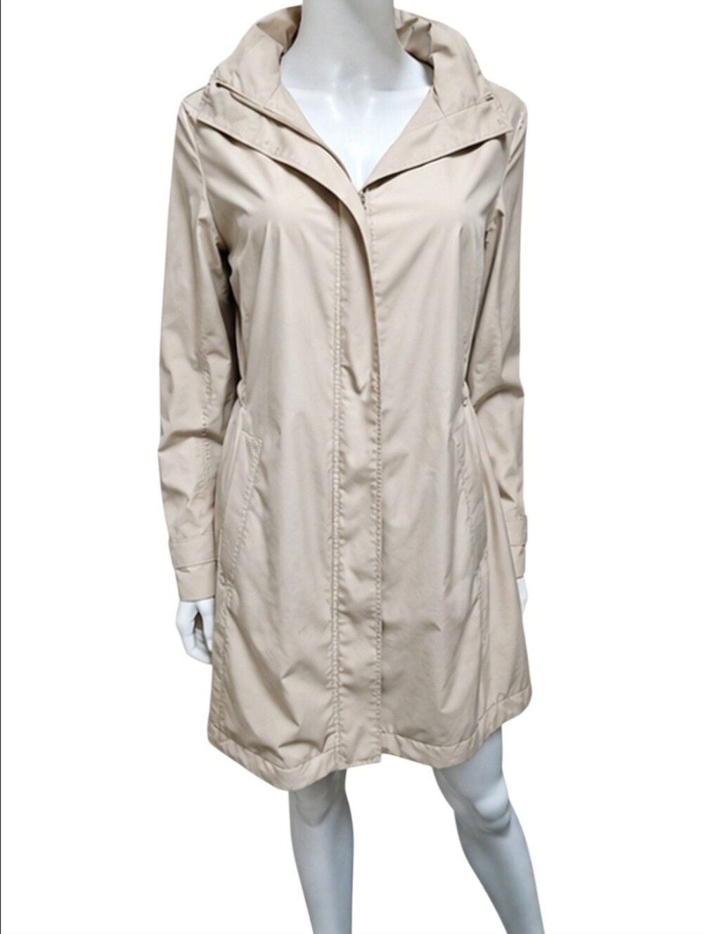 LORO PIANA | Traveller Jacket Storm System Windmate Cashmere Lined Beige Size 8